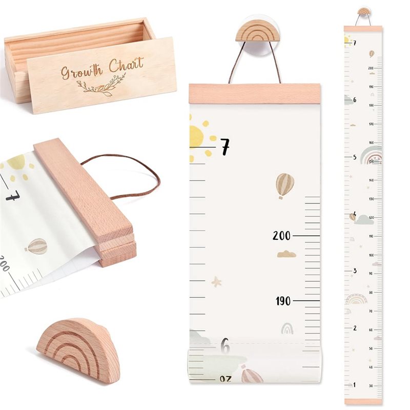 Growth Chart Ruler - AS96-Growth Measurement For Wall 7 Ft