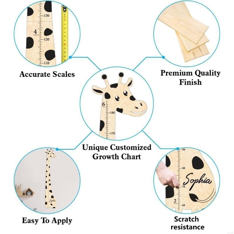 Growth Chart Ruler - Biểu đồ tăng trưởng hươu cao