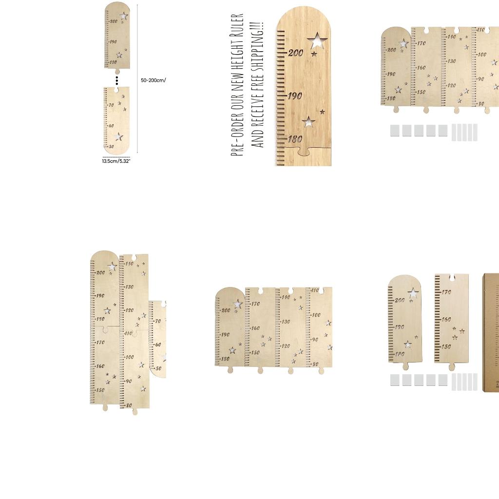 Growth Chart Ruler - 1 Bộ Thước Đo Biểu Đồ