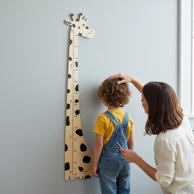 Biểu đồ tăng trưởng bằng gỗ Th - đánh giá và giá Growth Chart Ruler