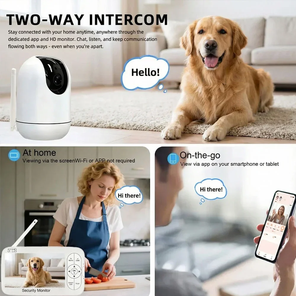 5 Inch HD Video Baby Monitor w - đánh giá và giá Baby Nursery Unit