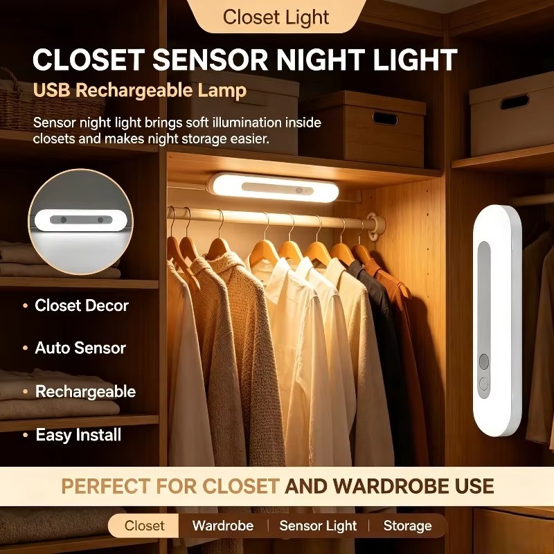 Intelligent Sensor Night Light - đánh giá và giá Baby Nursery Table Lamp