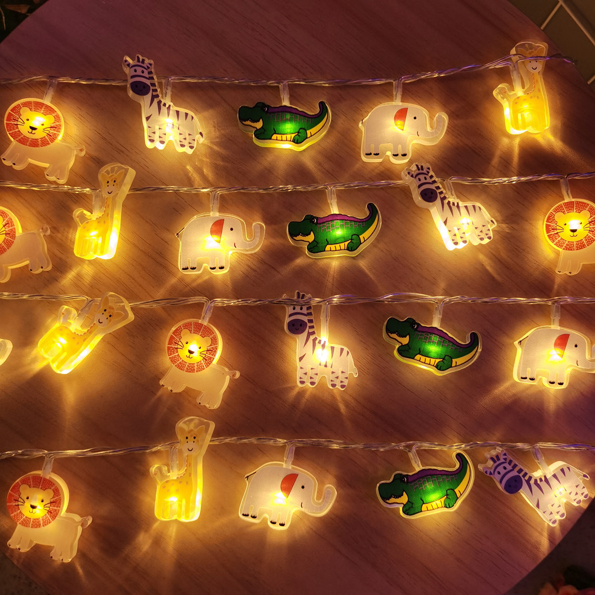 Cartoon Wild Animal LED Decora - đánh giá và giá Baby Nursery Animal Theme