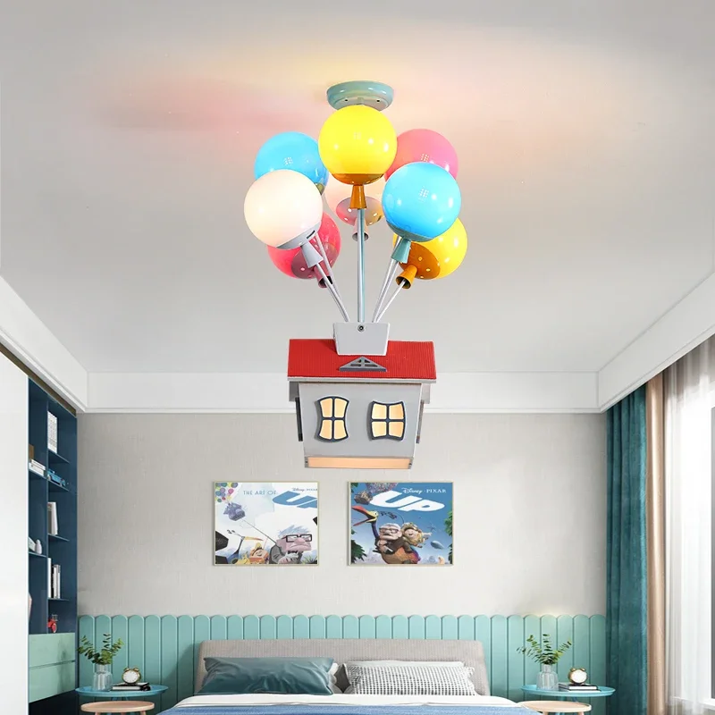 2026 Colorful Balloon House Wo - đánh giá và giá Baby Nursery Chandelier