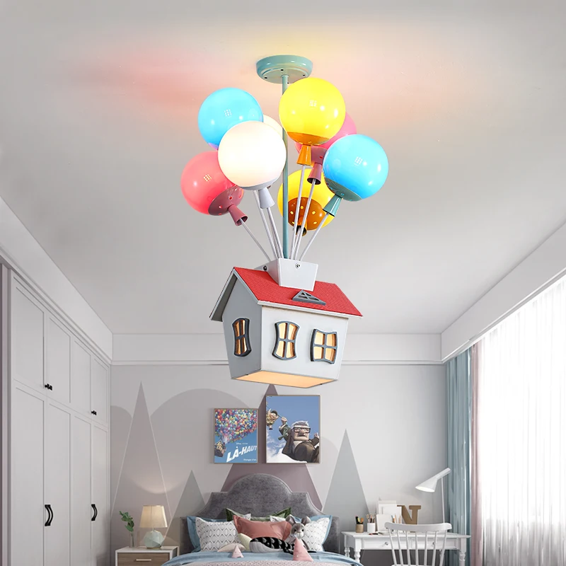 2026 Colorful Balloon House Wo - đánh giá và giá Baby Nursery Chandelier