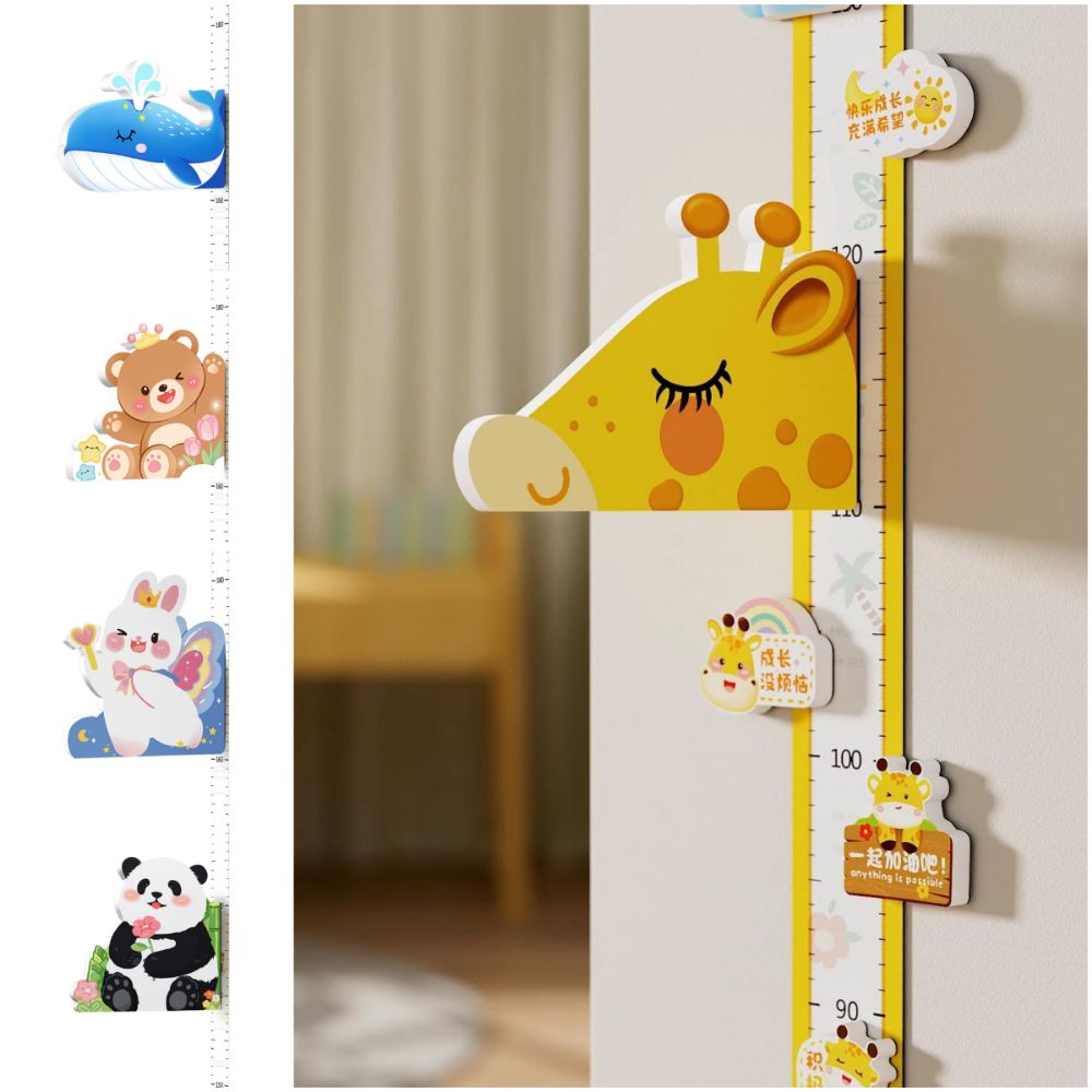 3D Cartoon Animal Children's H - đánh giá và giá Growth Chart Ruler