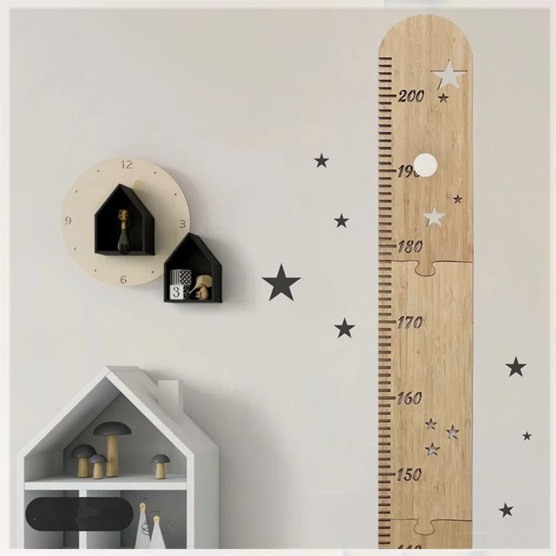5 Sheets Nordic Wooden Kids He - đánh giá và giá Baby Nursery Stickers