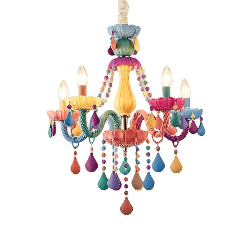Macaron Chandelier European-st - đánh giá và giá Baby Nursery Chandelier