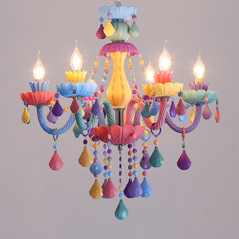 Macaron Chandelier European-st - đánh giá và giá Baby Nursery Chandelier