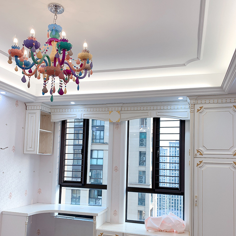 Macaron Chandelier European-st - đánh giá và giá Baby Nursery Chandelier