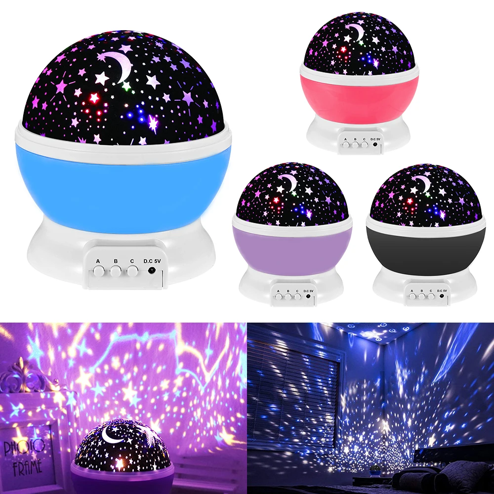 Night Lamp Projector Starry Sk - đánh giá và giá Baby Nursery Table Lamp