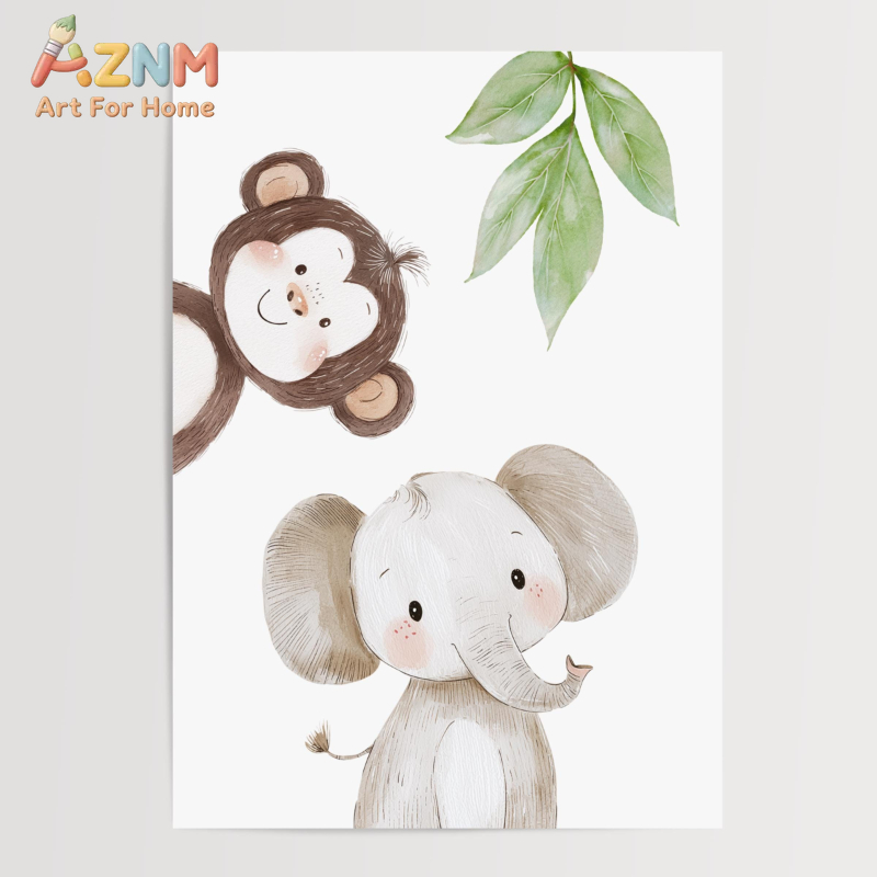 1Pc/3Pcs Safari Animal Nursery - đánh giá và giá Baby Nursery Animal Theme
