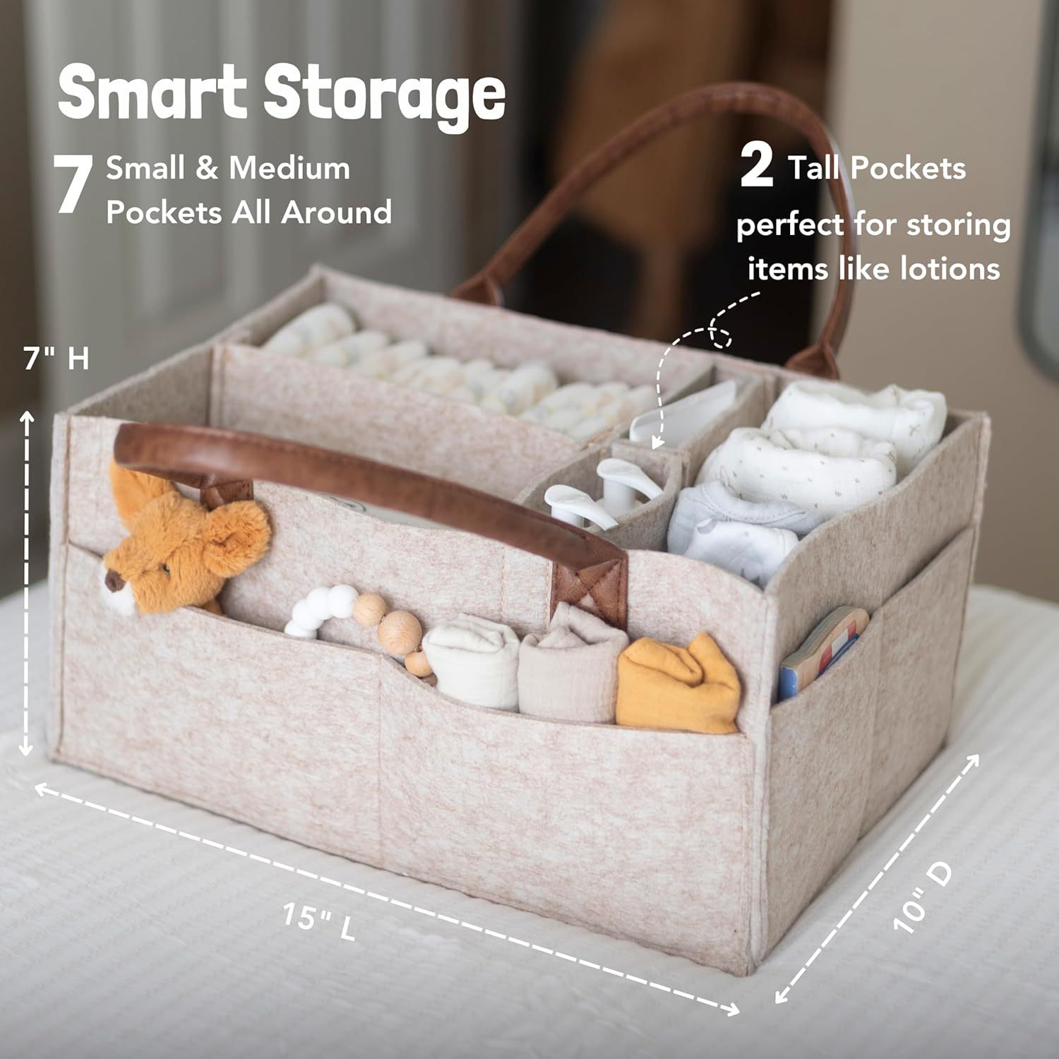 Baby Felt Storage Nursery Orga - đánh giá và giá Baby Nursery Shelf