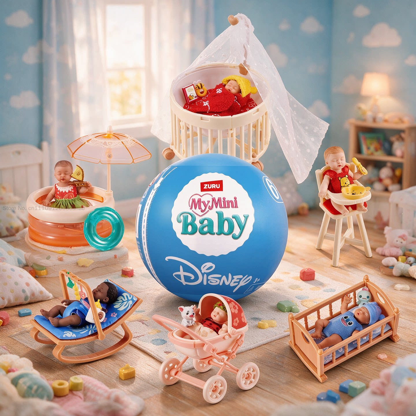ZURU My Mini Baby Disney Disne - đánh giá và giá Baby Nursery Winnie The Pooh