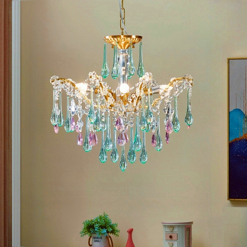 European French Style Romantic - đánh giá và giá Baby Nursery Chandelier