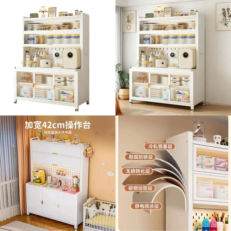 Steel Baby Feeding Table with  - đánh giá và giá Baby Nursery Shelf