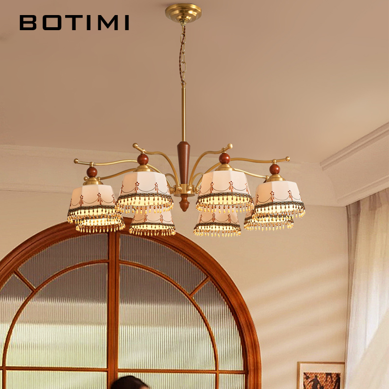 BOTIMI French Copper Chandelie - đánh giá và giá Baby Nursery Chandelier