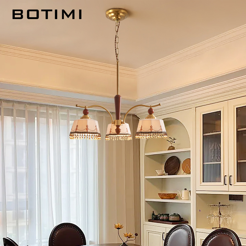 BOTIMI French Copper Chandelie - đánh giá và giá Baby Nursery Chandelier