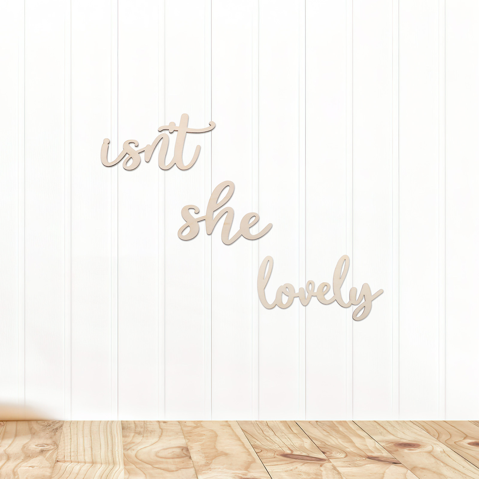 Wood Sign Wooden Wall Sticker  - đánh giá và giá Baby Nursery Stickers