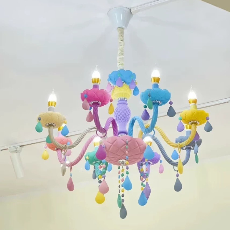 Nordic Macaron European Style  - đánh giá và giá Baby Nursery Chandelier