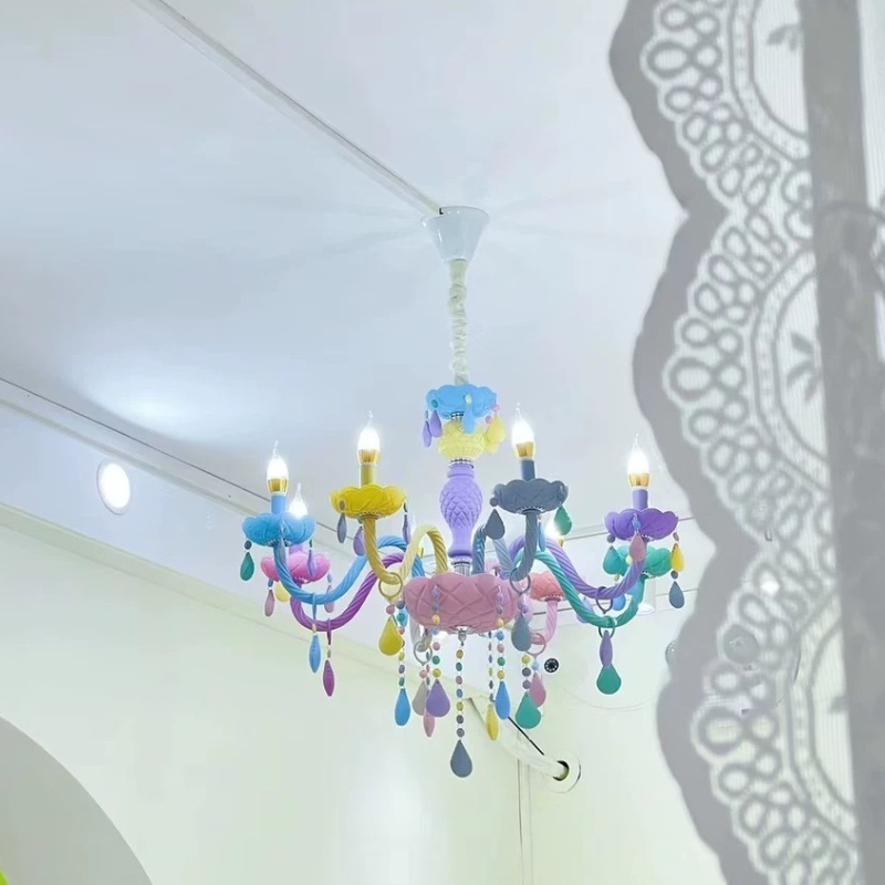 Nordic Macaron European Style  - đánh giá và giá Baby Nursery Chandelier