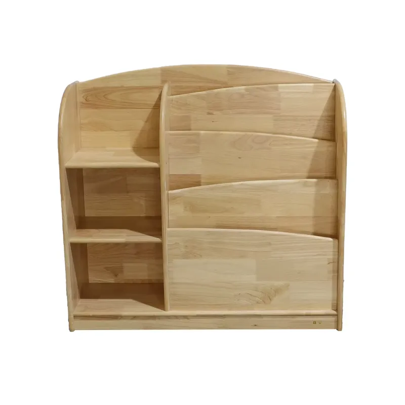 Solid Wood Kids Storage Cabine - đánh giá và giá Baby Nursery Shelf