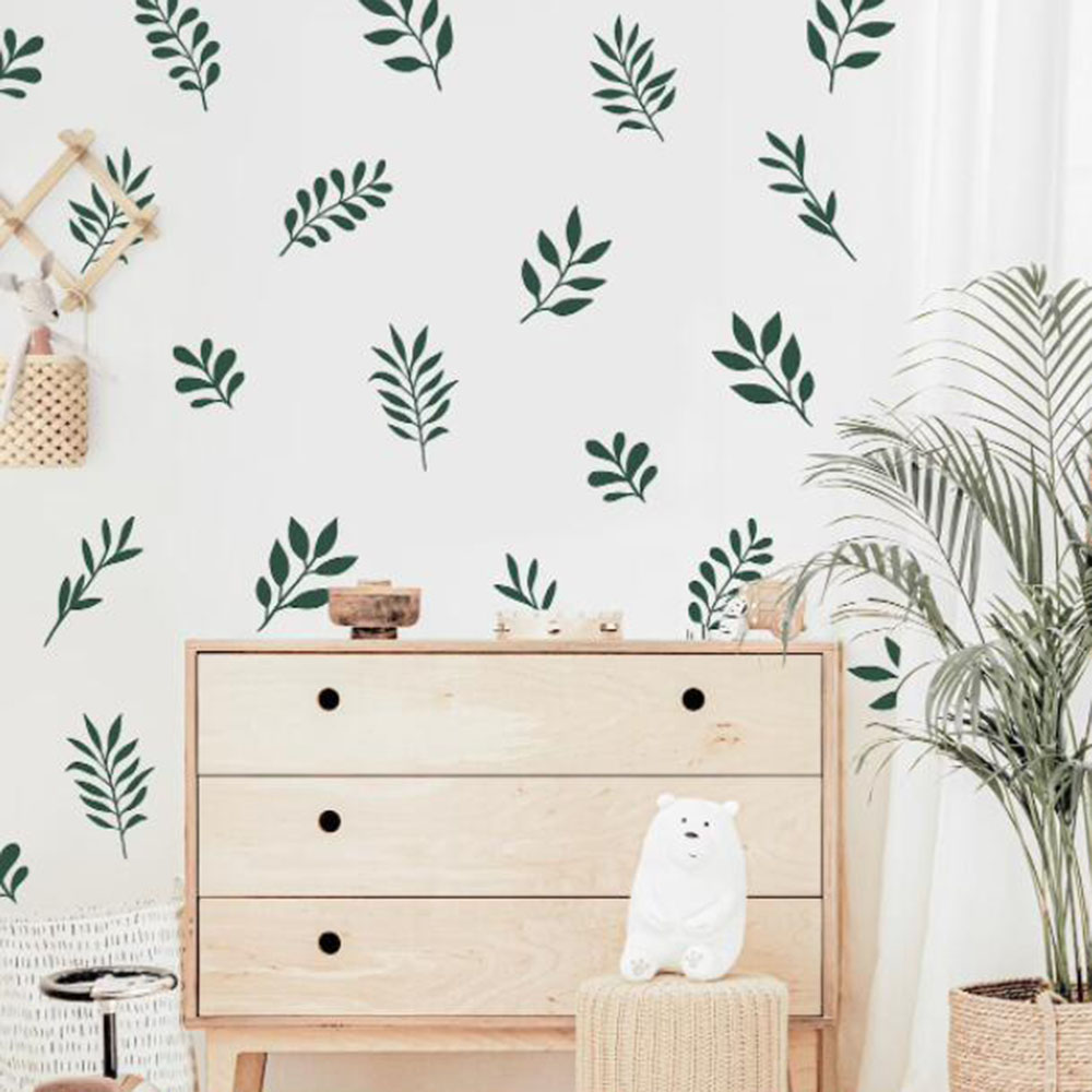 41 Chiếc Thực Vật Lá Dán Tường - đánh giá và giá Baby Nursery Stickers