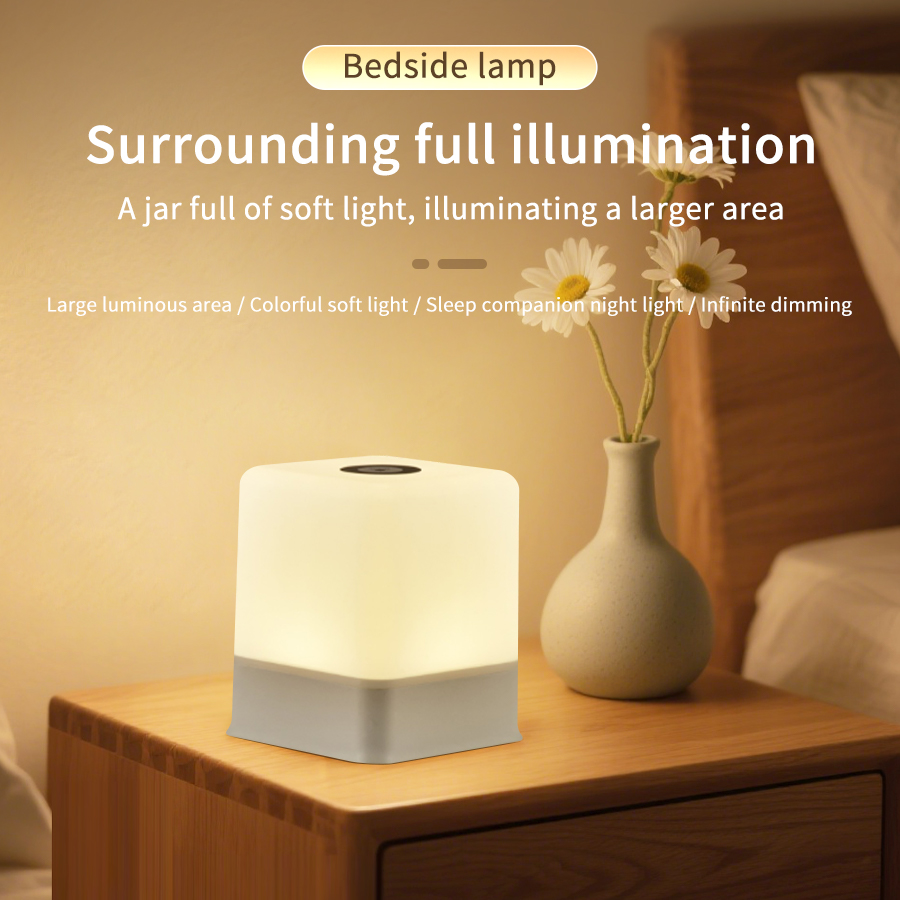 LED Touch Night Light Recharge - đánh giá và giá Baby Nursery Table Lamp