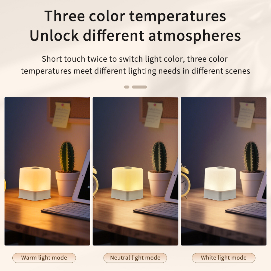 LED Touch Night Light Recharge - đánh giá và giá Baby Nursery Table Lamp