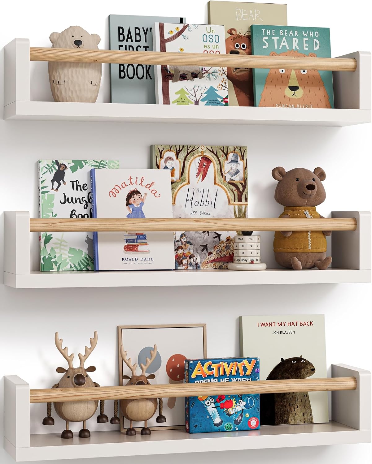 Set of 3 floating nursery book - đánh giá và giá Baby Nursery Shelf