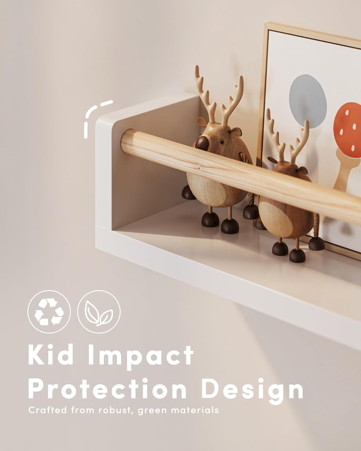 Set of 3 floating nursery book - đánh giá và giá Baby Nursery Shelf