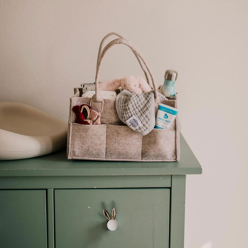 Diaper Caddy - Nursery Storage - đánh giá và giá Baby Nursery Shelf