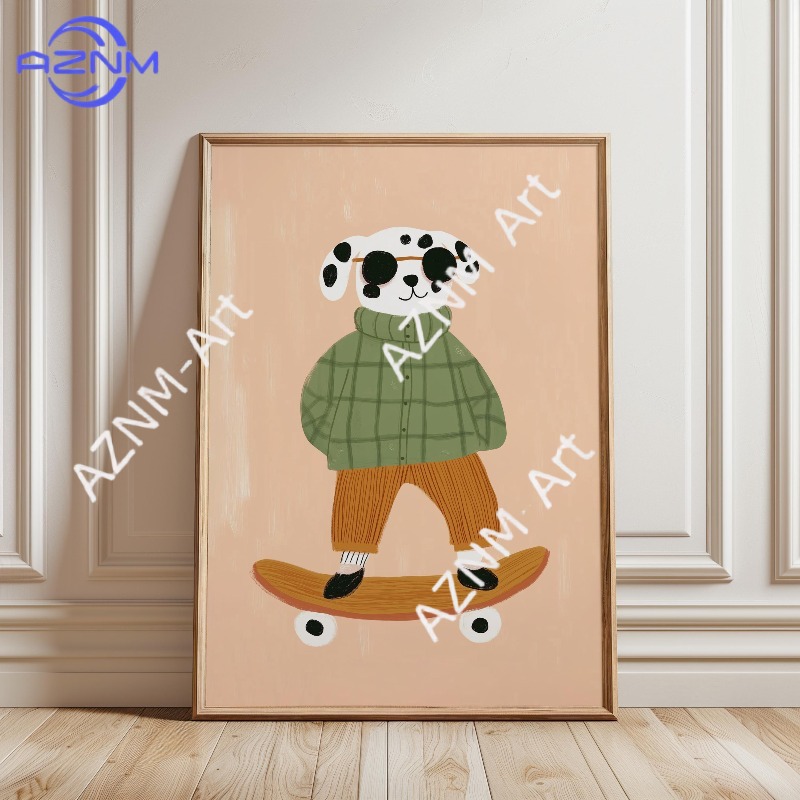 1PC Funny Animal Skateboarding - đánh giá và giá Baby Nursery Home