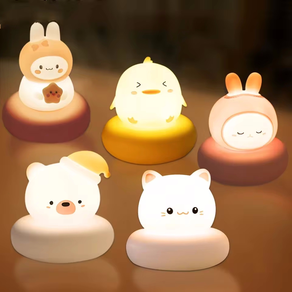 Cute Animal Night Light Novelt - đánh giá và giá Baby Nursery Table Lamp