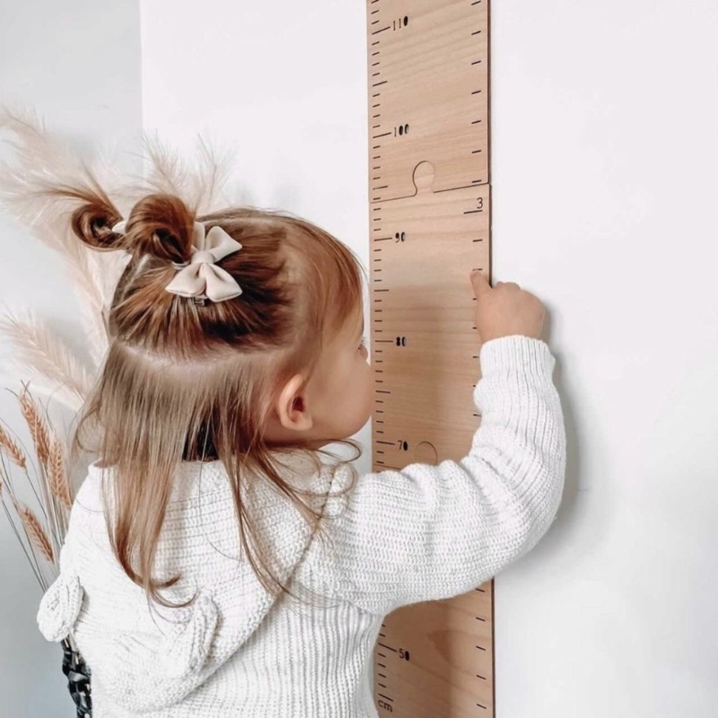 Nordic Wooden Kids Height Grow - đánh giá và giá Growth Chart Ruler