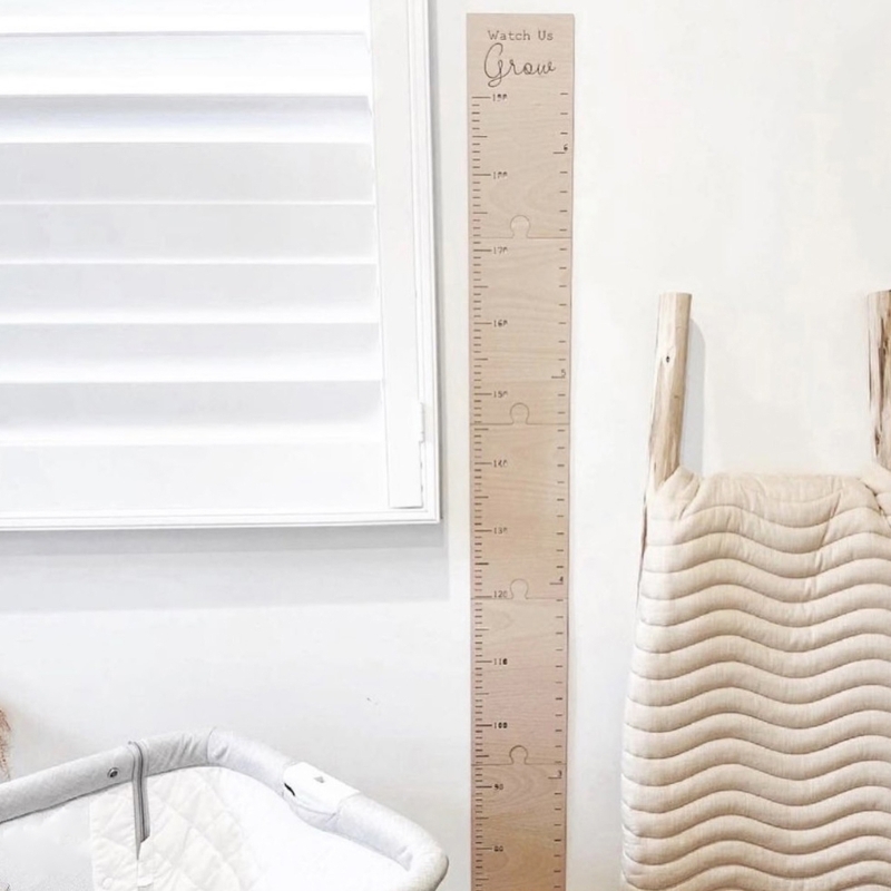 Nordic Wooden Kids Height Grow - đánh giá và giá Growth Chart Ruler