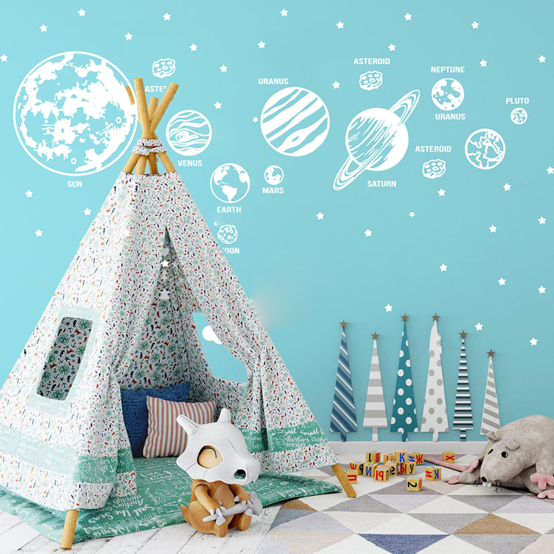 Các Hành Tinh Lớn Hệ Thống Năn - đánh giá và giá Baby Nursery Wallpaper