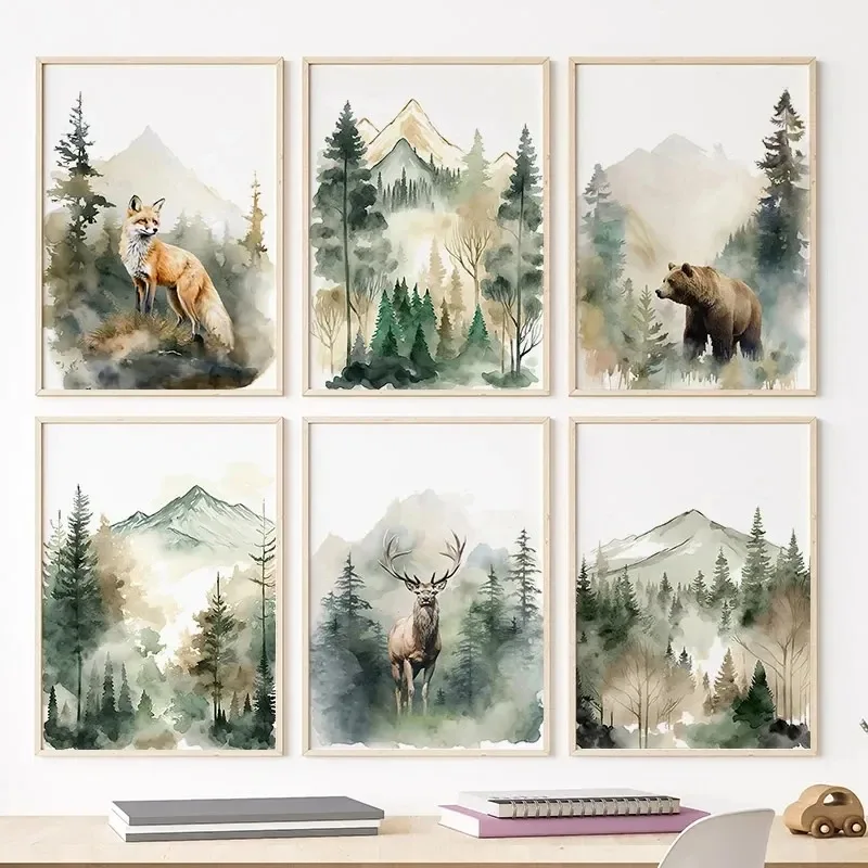 Nordic Posters and Prints Fore - đánh giá và giá Baby Nursery Animal Pictures