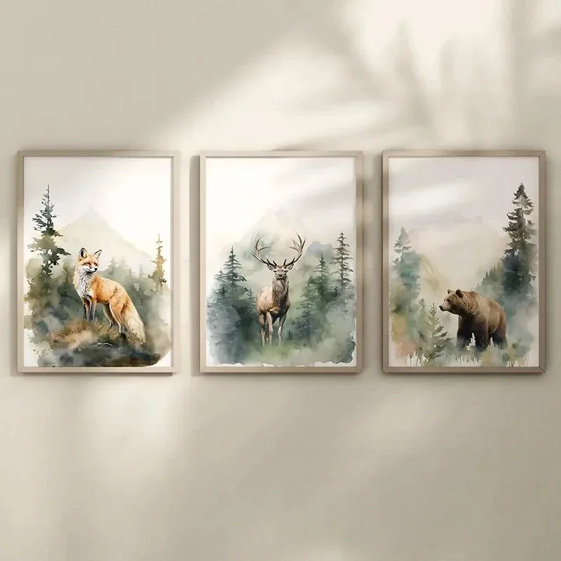 Nordic Posters and Prints Fore - đánh giá và giá Baby Nursery Animal Pictures