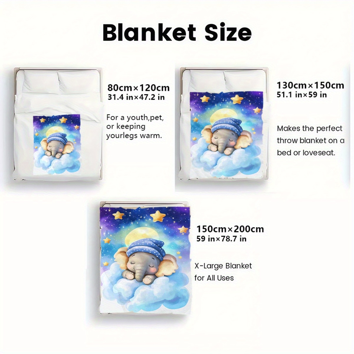 Sleeping Baby Elephant Cloud S - đánh giá và giá Baby Nursery Animal Theme