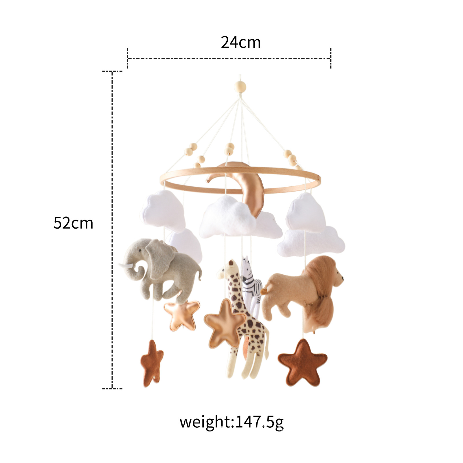Hot Sale Nordic Handmade Felt  - đánh giá và giá Baby Nursery Sale