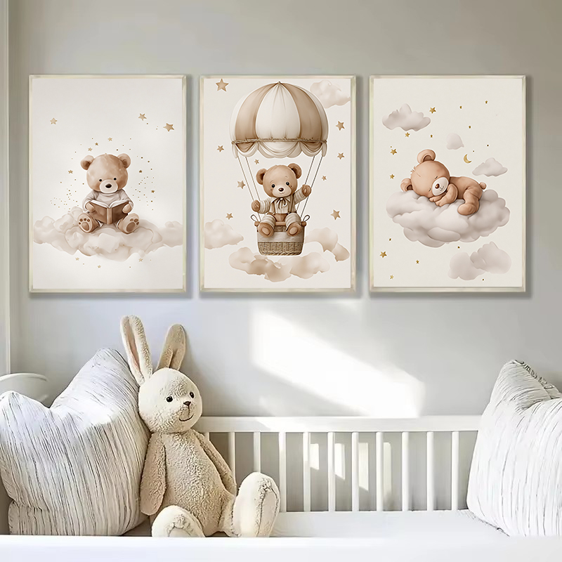 3pcs/set Bohemian Teddy Bear A - đánh giá và giá Baby Nursery Home